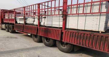 荆门 白麻荔枝面外墙干挂，工厂装车日常