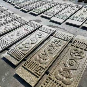 荆门 黄金麻花岗岩外墙雕刻板