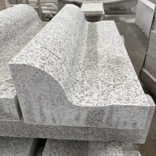 荆门 白麻花岗岩S型路沿石，路侧石，马路牙子等