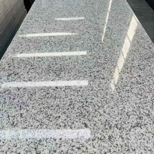 荆门 白麻花岗岩光面毛板