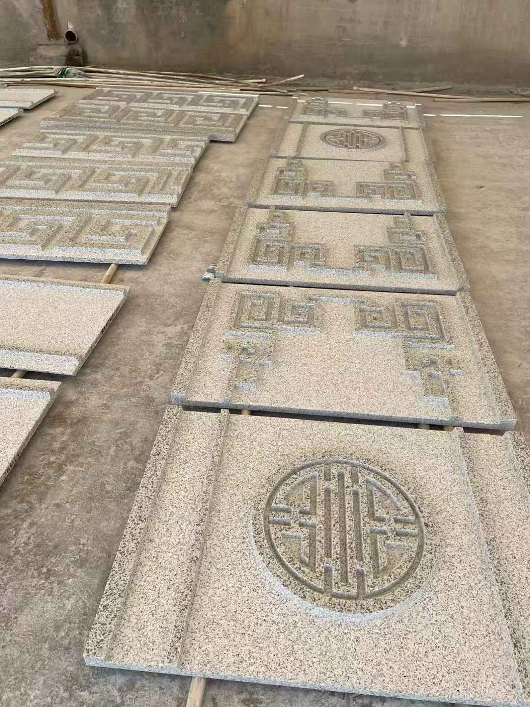 荆门 白麻花岗岩外墙立面雕刻板