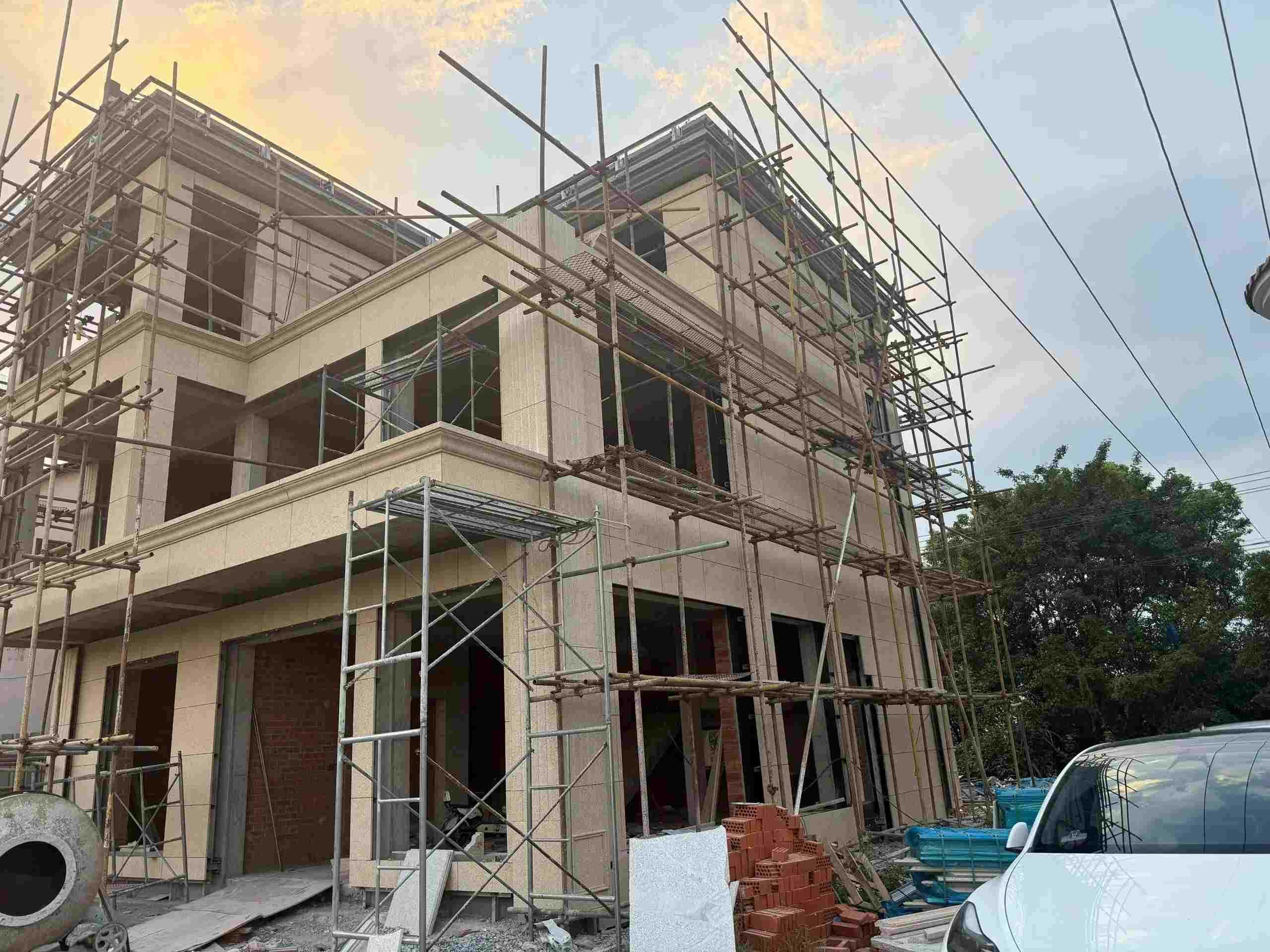 荆门 黄金麻荔枝面花岗岩外墙干挂