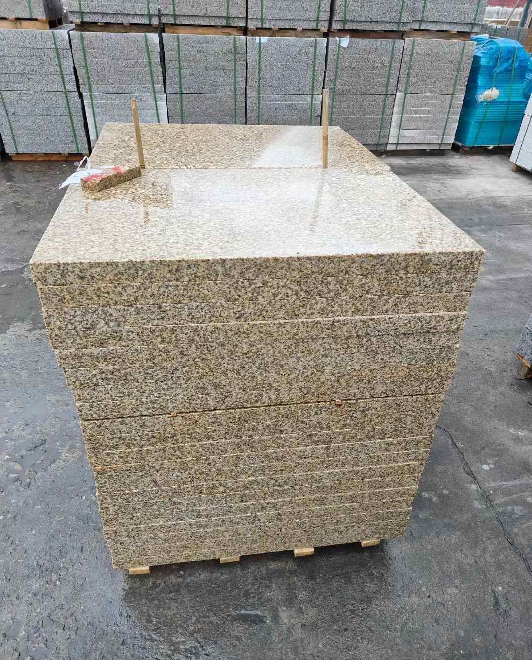 荆门 湖北黄金麻花岗岩石材荔枝面外墙石材