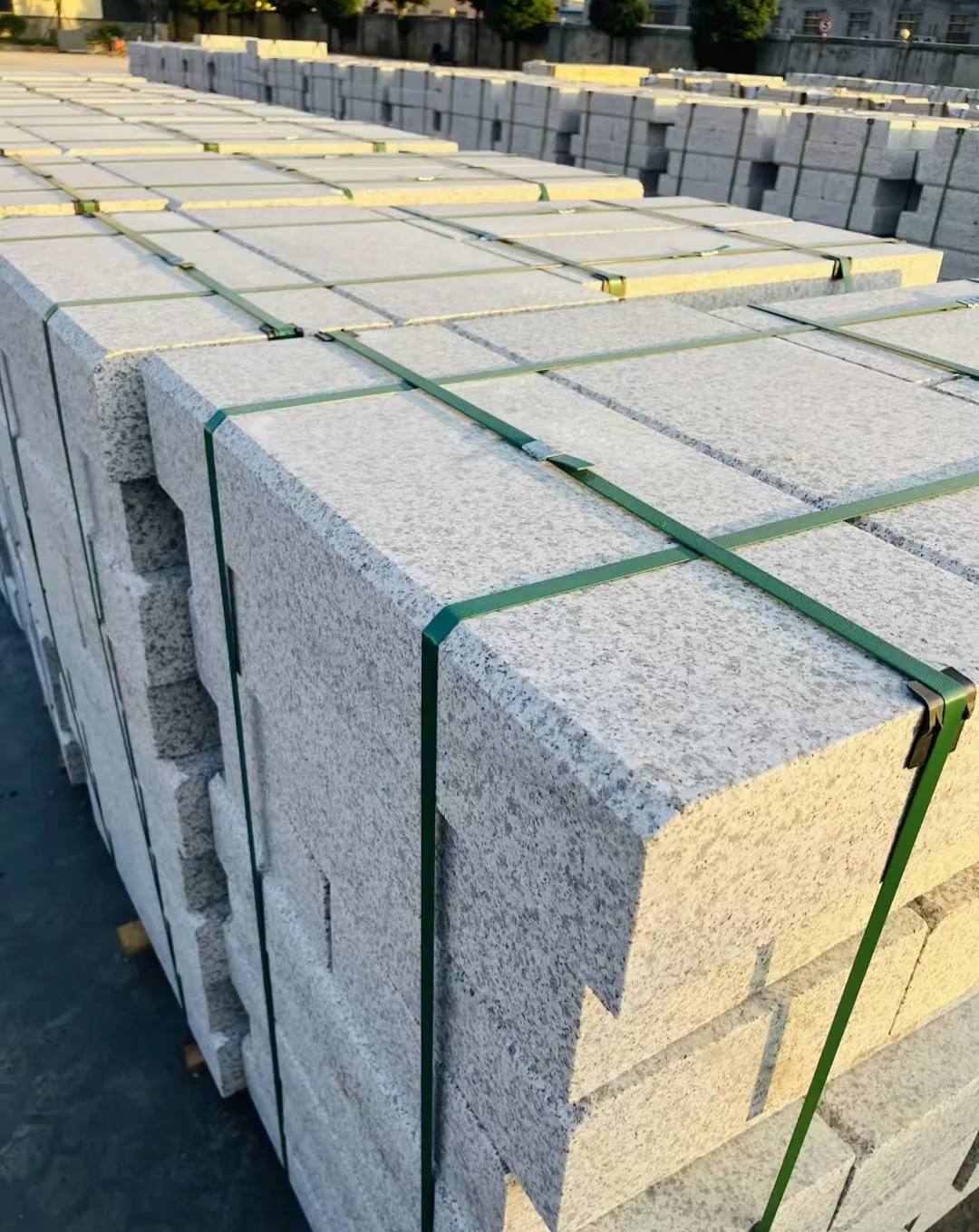 荆门 白麻花岗岩路沿石，马路牙子，路缘石，平石，立缘石等