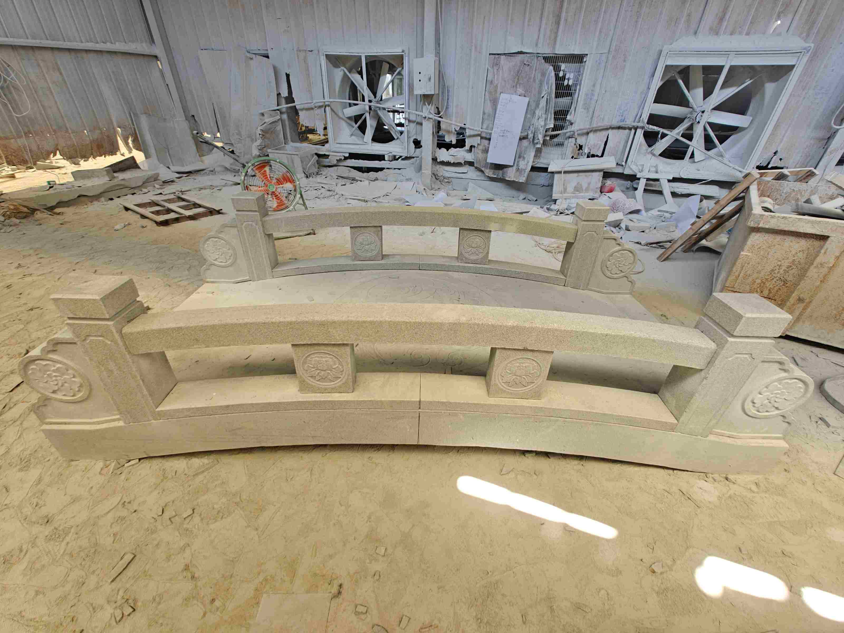 荆门 芝麻灰花岗岩异形加工-拱桥，石桥