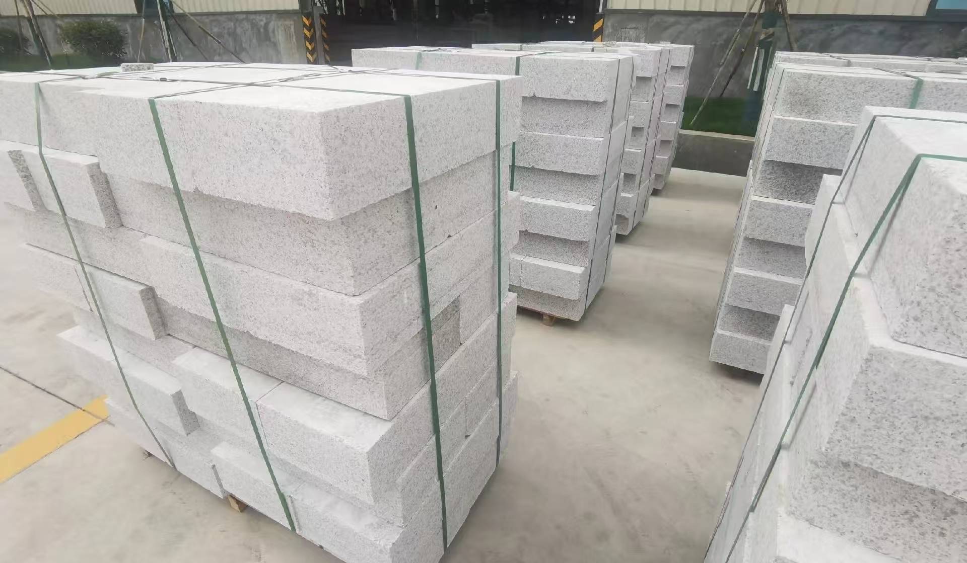 荆门 白麻花岗岩路沿石，立缘石，平缘石，路牙石，道牙石，马路牙子等