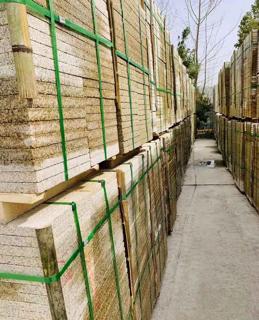 荆门 黄金麻花岗岩荔枝面地铺石