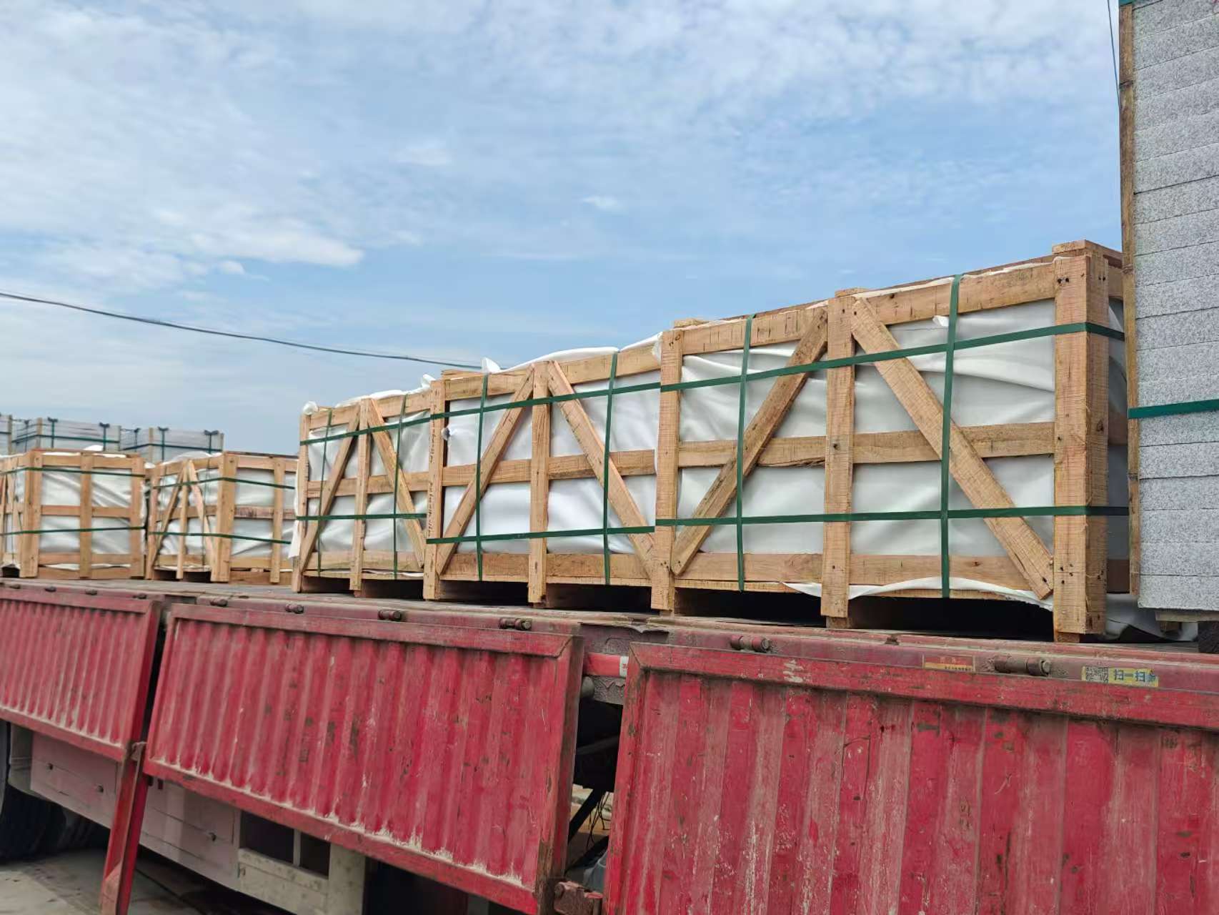 荆门 芝麻白花岗岩地铺石出口专车-泰国游